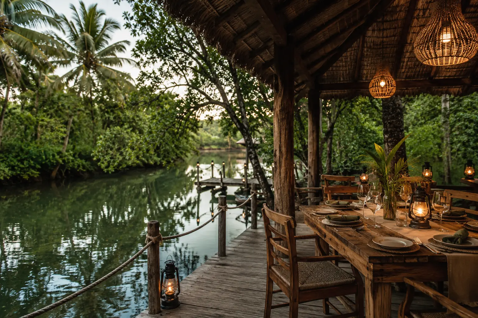 Paaruwa-inspired dining experience close to water and nature