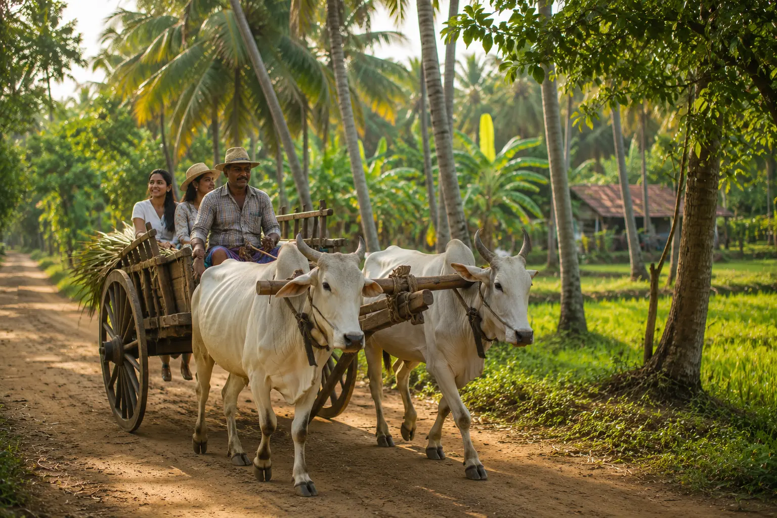 Traditional Bullock Cart Ride